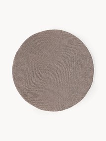 Tapete redondo em lã artesanal Eleni