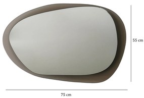 Espelho Aqua – Bronze – 75x55x2 cm