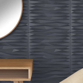 Painéis de parede 12 pcs 50x50 cm 3m² XPS pedra cinzento