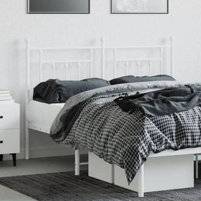 Cabeceira de cama 150 cm metal branco