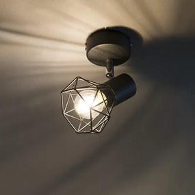 Projetores Art Deco Preto Giratório e Inclinável - Mosh Moderno