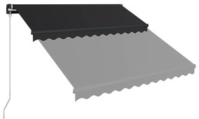 Toldo retrátil manual 350x250 cm antracite