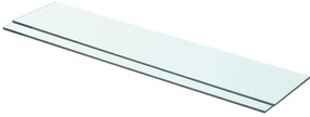 Prateleiras 2 pcs 70x15 cm vidro transparente