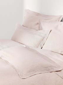 Capa de edredão em linho com costura elevada Linna