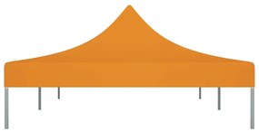 Teto para tenda de festas 6x3 m 270 g/m² laranja