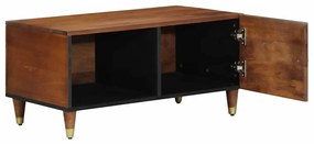 Mesa de Centro 80x50x40 cm Madeira Sólida de Mangueira