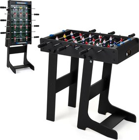 Mesa de Matraquilhos Dobrável, 69 x 36 x 71 cm, Design Compacto, Preto