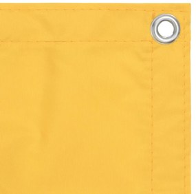 Tela de varanda 75x300 cm tecido Oxford amarelo
