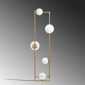 Candeeiro de Pé Corner – Dourado – 35 x 35 x 157 cm