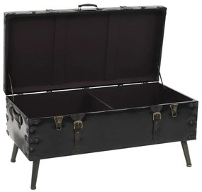 Mesa de centro em MDF e aço 102x51x48 cm