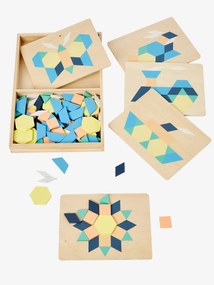 Agora -15% | Tangram Montessori em madeira multicolor