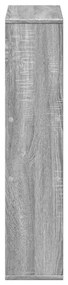 Estante 63x20x90 cm derivados de madeira cinzento sonoma