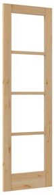 Porta Interior com Vidro 'ORKDAL'61x198,5x4 cm Madeira Sólida Pinus