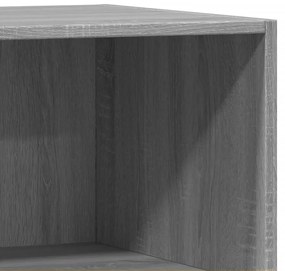 Roupeiro 48x41x102 cm derivados de madeira cinzento sonoma