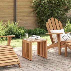 vidaXL Mesa Lateral de Jardim 45x42,5x45 cm Madeira Sólida de Teca