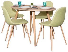 Conjunto Mesa + 4 Cadeiras JOM M-405 + C-802K