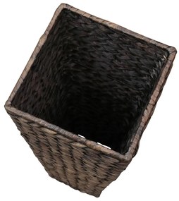 Vasos/floreiras 3 pcs jacinto de água castanho-escuro