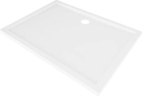 Mexen Flow base de duche retangular slim 120 x 75 cm, branco brilhante - 46R107512