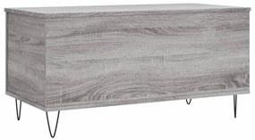 Mesa de centro 90x44,5x45 cm derivados de madeira cinza sonoma