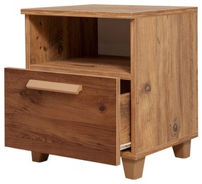 Mesa de Cabeceira Leva Alfa – Pinheiro Atlântico – 45x52x40 cm