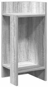 Mesas laterais 2 pcs prateleira 110x50x103 cm cinza sonoma