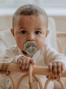 Lote de 2 chupetas BIBS Bohème, tamanho 2, dos 6 aos 18 meses bege