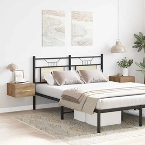 vidaXL Armário de Cabeceira 2 pcs Carvalho Artesanal 35 x 35 x 20 cm