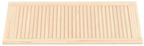 Portas de armário 2 pcs com design de persiana pinho maciço