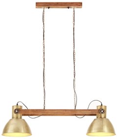 Candeeiro suspenso industrial 25 W 109 cm E27 bronze