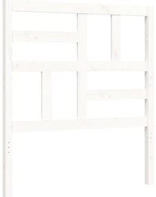 Estrutura de cama com cabeceira 90x200 cm madeira maciça