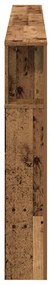 Cabeceira de Armário vidaXL Madeira Velha 220x18,5x104,5 cm
