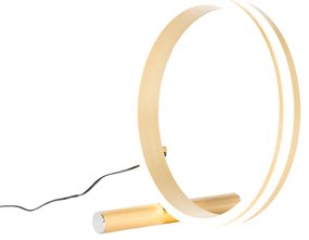 Candeeiro de mesa design latão com LED regulável em 3 níveis - Navara