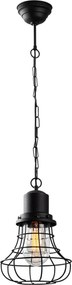 Candeeiro Suspenso GMN-00002 – Preto – 22 cm x 110 cm x 22 cm