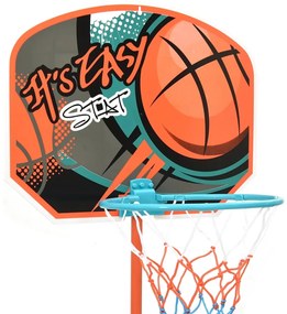 Conjunto jogo de basquetebol portátil ajustável 109-141 cm