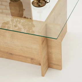 Mesa de Café Escape - Carvalho Safira - 105x40x65 cm