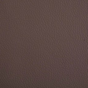 Cama para cães 70x45x28 cm couro artificial castanho