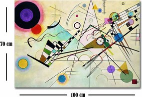 Pintura Decorativa em Tela 70100FAMOUSART-034 – Multicolor – 70 x 100