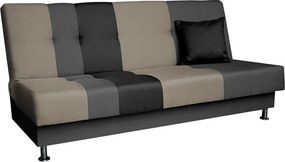 Sofá-cama Columbus 141, Cama com arrumação, 90x195x85cm, 51 kg, Pernas: Metal, Madeira: Pinheiro