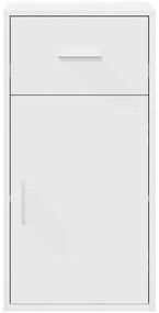 Armário Branco Branco MDF Compacto Armazenamento Armário