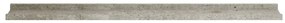 Prateleiras de parede 2 pcs 100x9x3 cm cinzento cimento