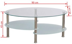 Mesa de centro com design exclusivo, branco