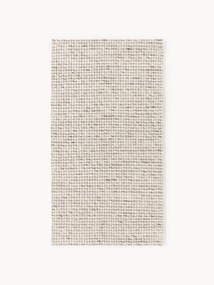 Tapete de lã artesanal de pelo curto Rumi