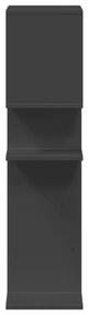 Estante divisória 92x29x112 cm derivados de madeira preto