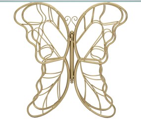 MESA CONSOLA BORBOLETA 110X40X76 CM DOURADO