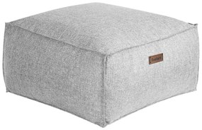 Pufe cinzento 50 x 30 cm MUKKI Beliani