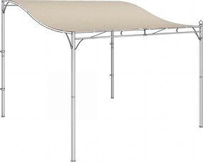 Outsunny Cobertura de reposição para pérgola Vela de sombreamento para cobertura de terraço Lona de reposição para pavilhão 3 x 3 m 298x293 cm Creme branco | Aosom Portugal