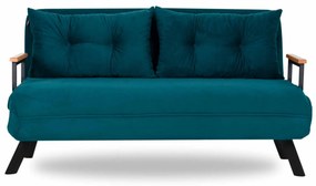 Conjunto de Mobiliário de Sala de Estar Planet – Nogueira e Branco – E