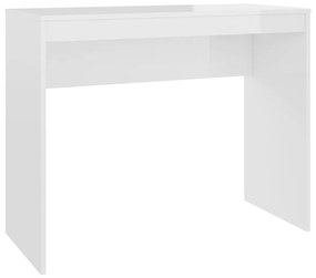 Secretária Turin de 90 cm - Branco Brilhante - Design Moderno