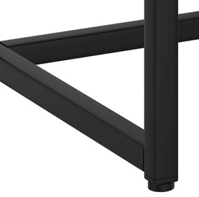 Mesa consola 72x35x75 cm aço preto