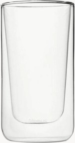 Copos de latte macchiato de parede dupla Nero, conjunto de 2